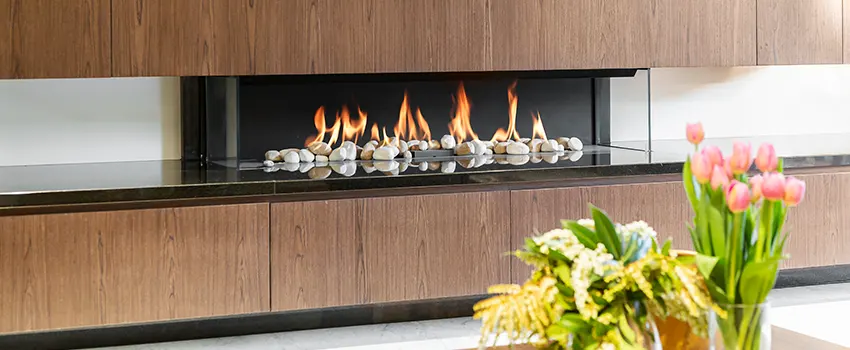 Double-height Fireplace Design Refurbishment in Spokane, Washington